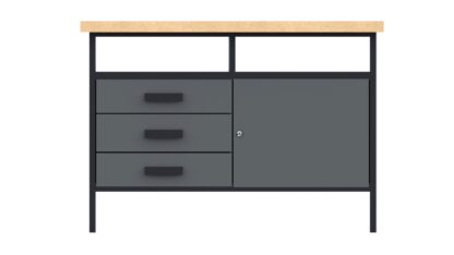 Stół warsztatowy WB5 – trzy szuflady